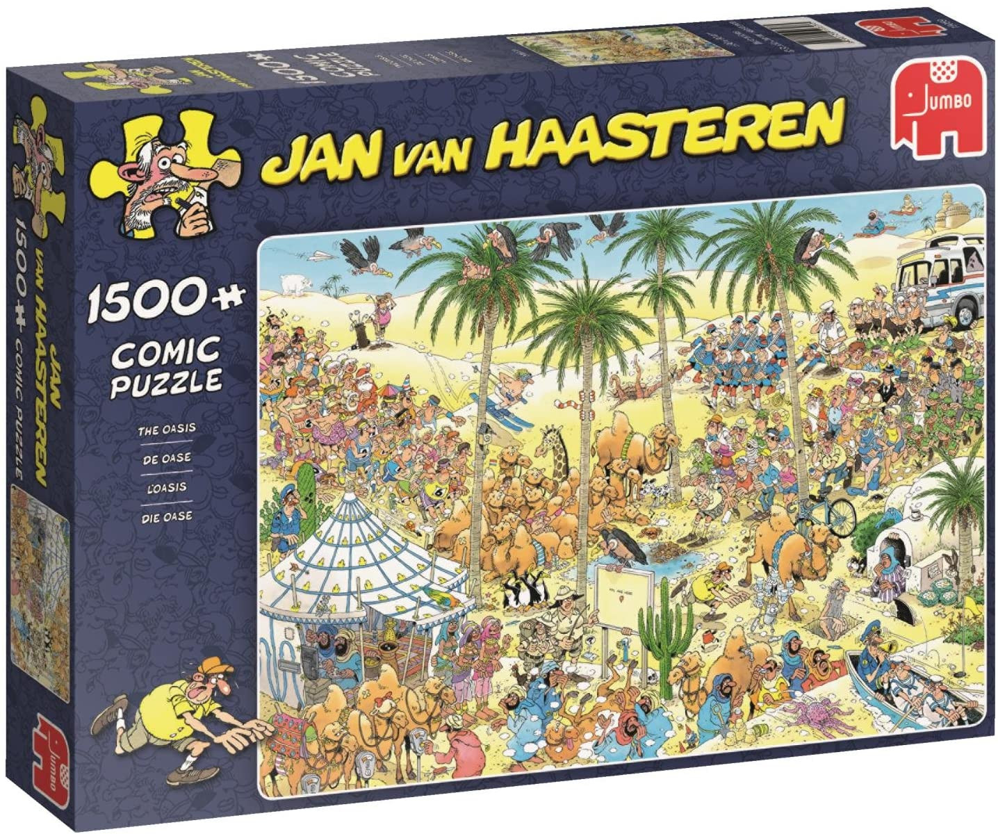 Puzzle 1500 pzs. Jan van Haasteren, The Oasis