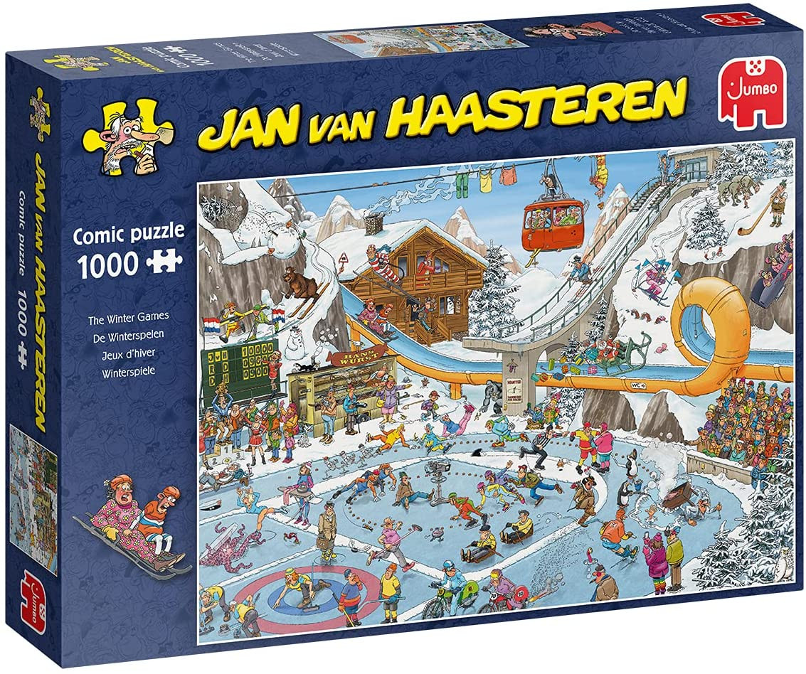 Puzzle 1000 pzs. Jan van Haasteren, The Winter Games