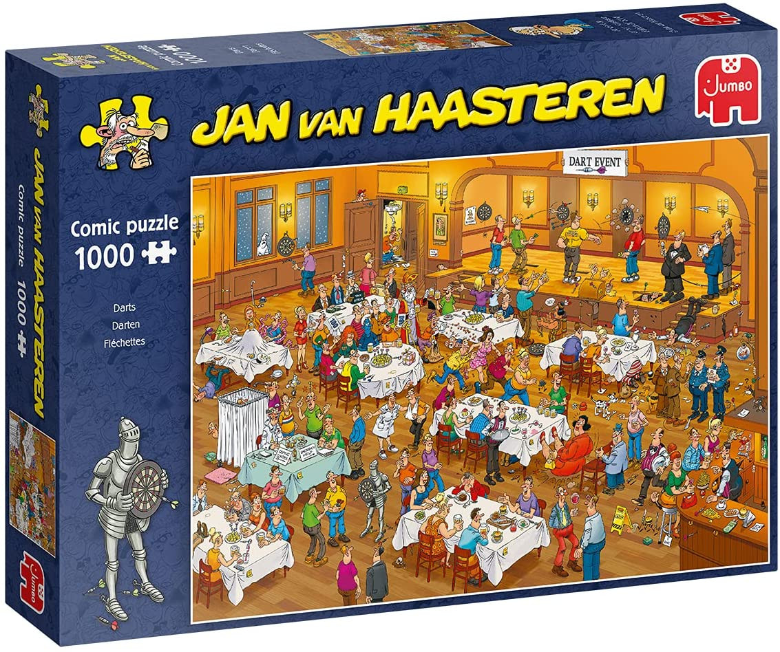 Puzzle 1000 pzs. Jan van Haasteren, Darts