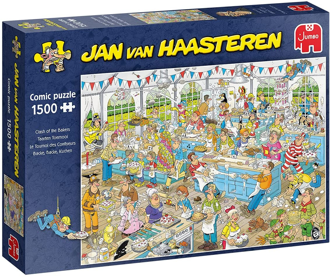 Puzzle 1500 pzs. Jan van Haasteren, Clash of the Bakers