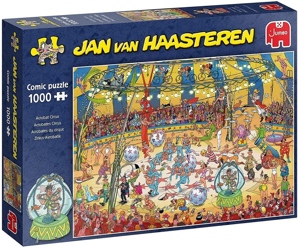 Puzzle 1000 pzs. Jan van Haasteren, Acrobat Circus